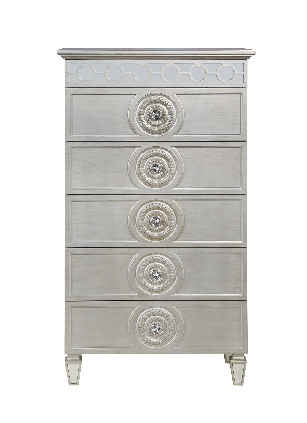 Silver Mirrored Chest B840