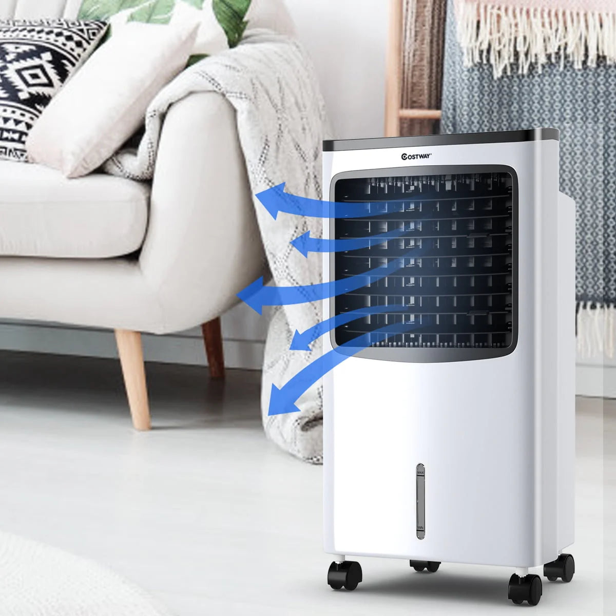 Portable Cooler Fan Humidify Anion Remote Control H90600
