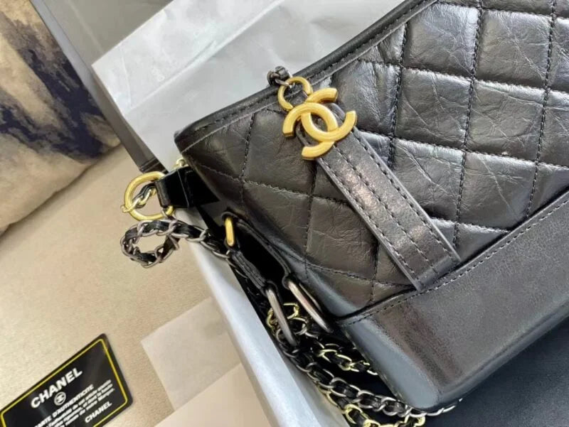 Black Hobo Bag U856