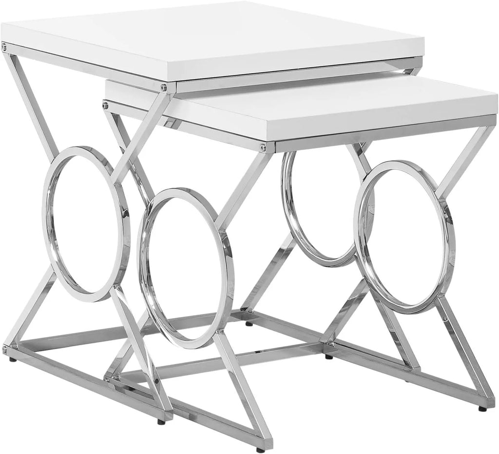 White Nesting Table F93080
