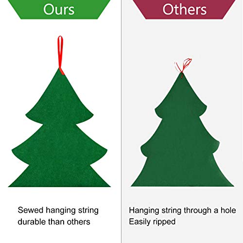 4ft Felt Christmas Tree with 36pcs Ornaments R917537