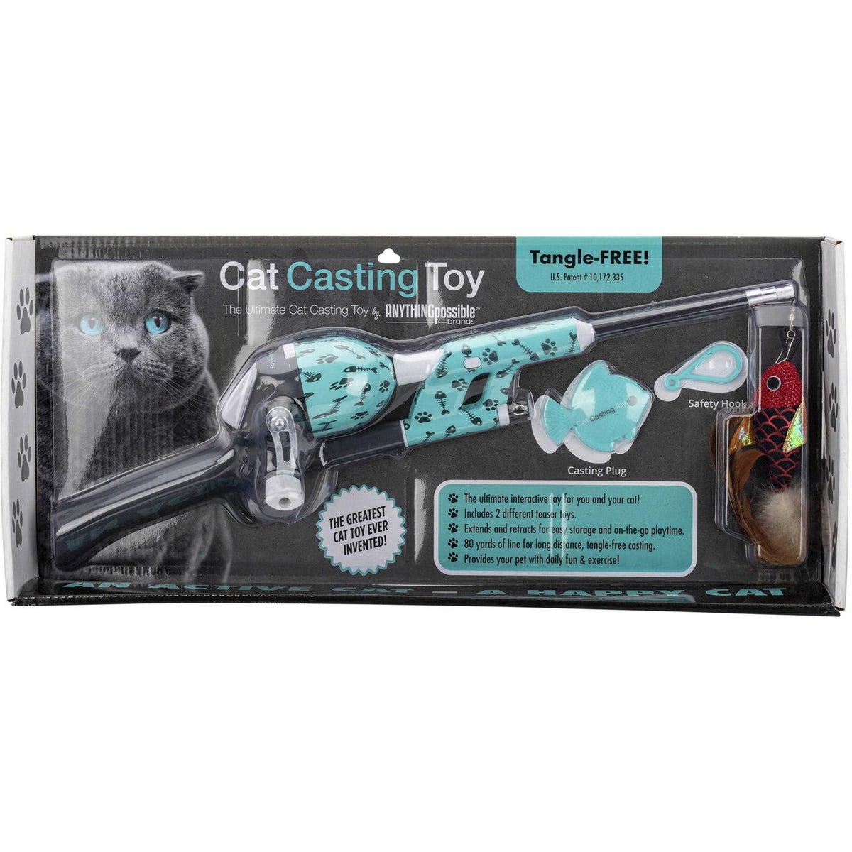 Tangle Free Retractable Fishing Pole Toy J2274