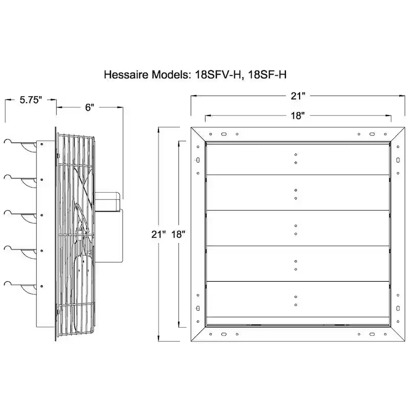 Shutter Exhaust Fan Wall Mounted Z160517