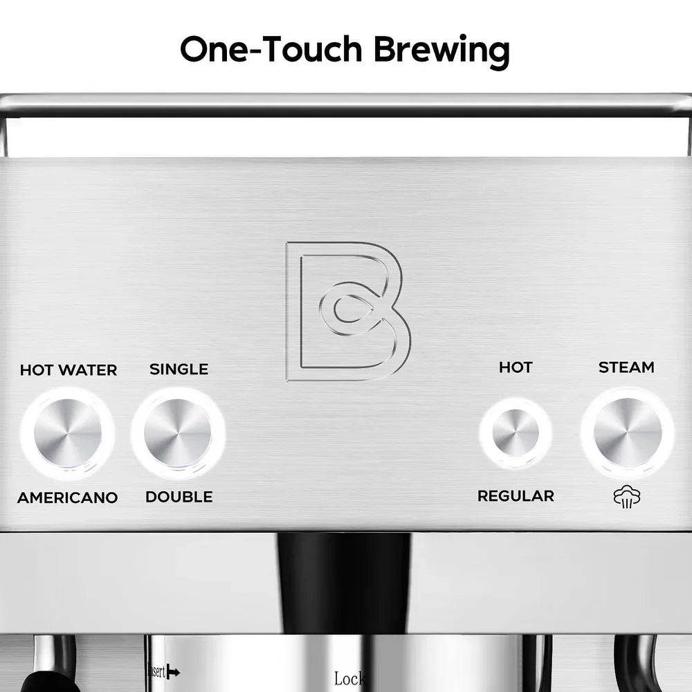 20 Bar Espresso Machine with 51oz Removable Water Tank P8509