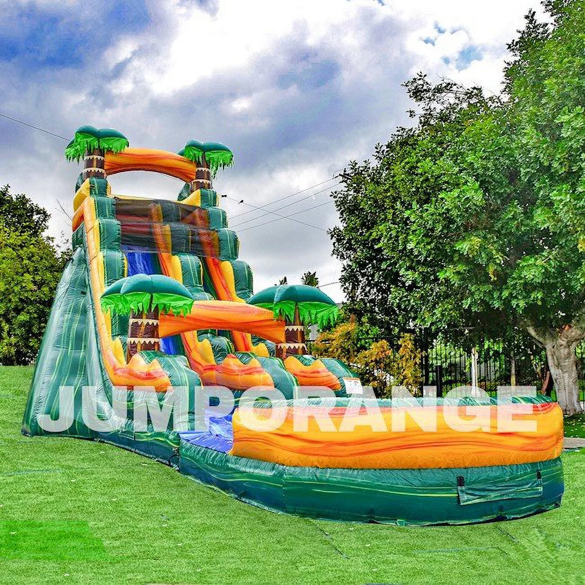 19FT Inflatable Water Slide with Detachable Pool R544