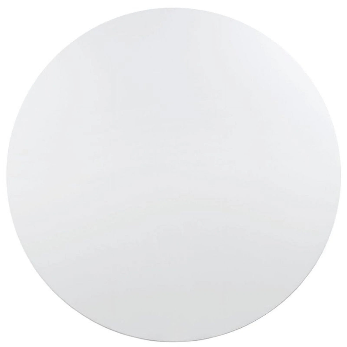 60" Round White Dining Table S9713