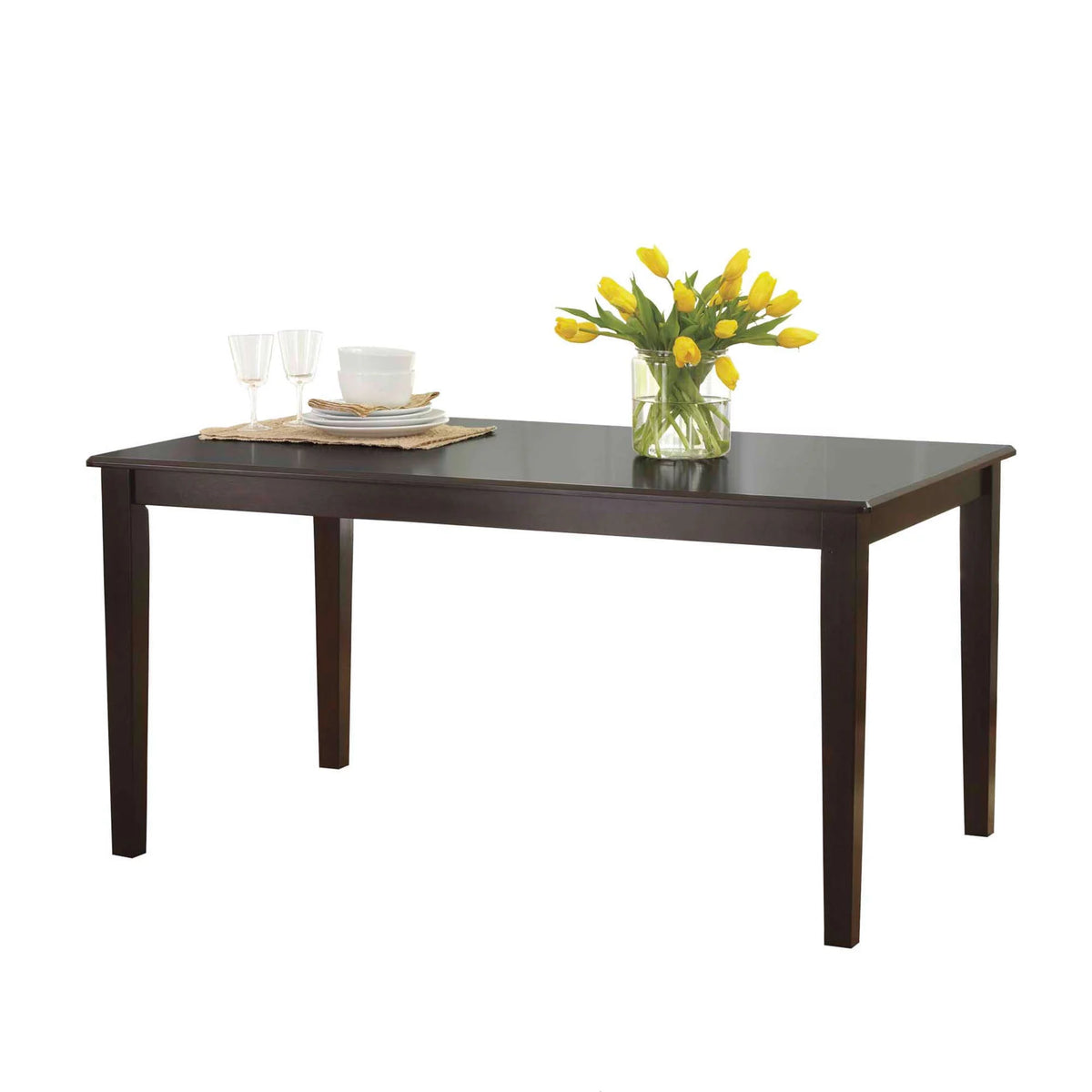 5-Piece Dining Set with Upholstered Chairs B328946